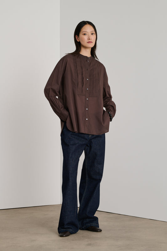 Blouse Eleanore - Marron - Coton - Femme