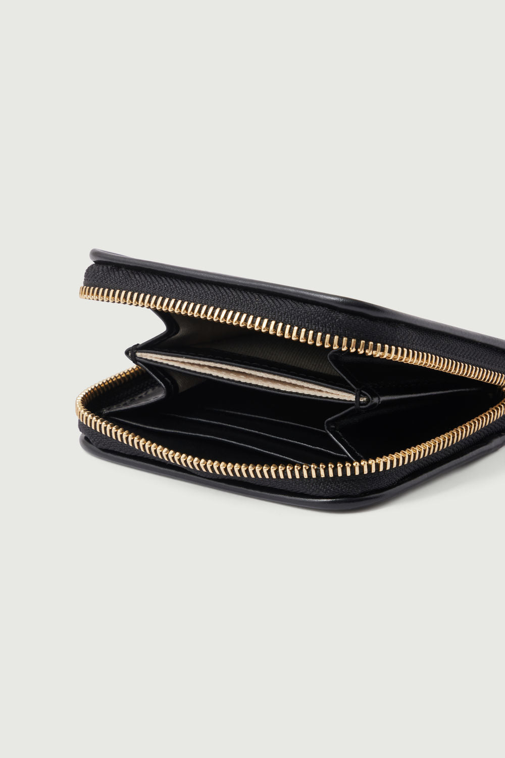 Porte-Monnaie Electre - Noir - Cuir - Femme vue 3