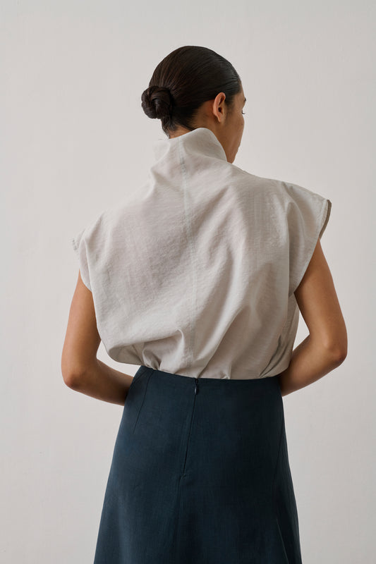 Blouse Izumi - Gris Clair - Femme