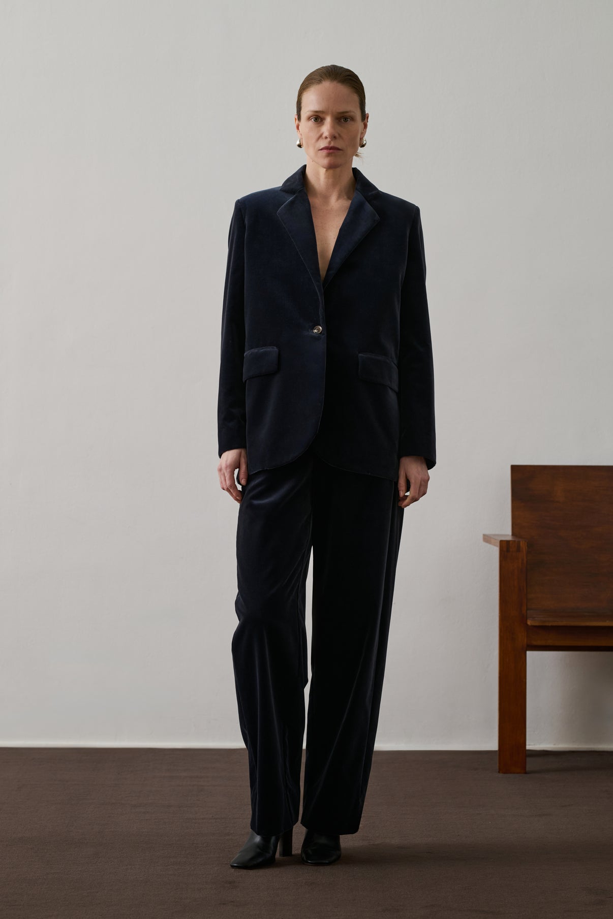 Veste Sevres - Gris Anthracite - Coton - Femme vue 1