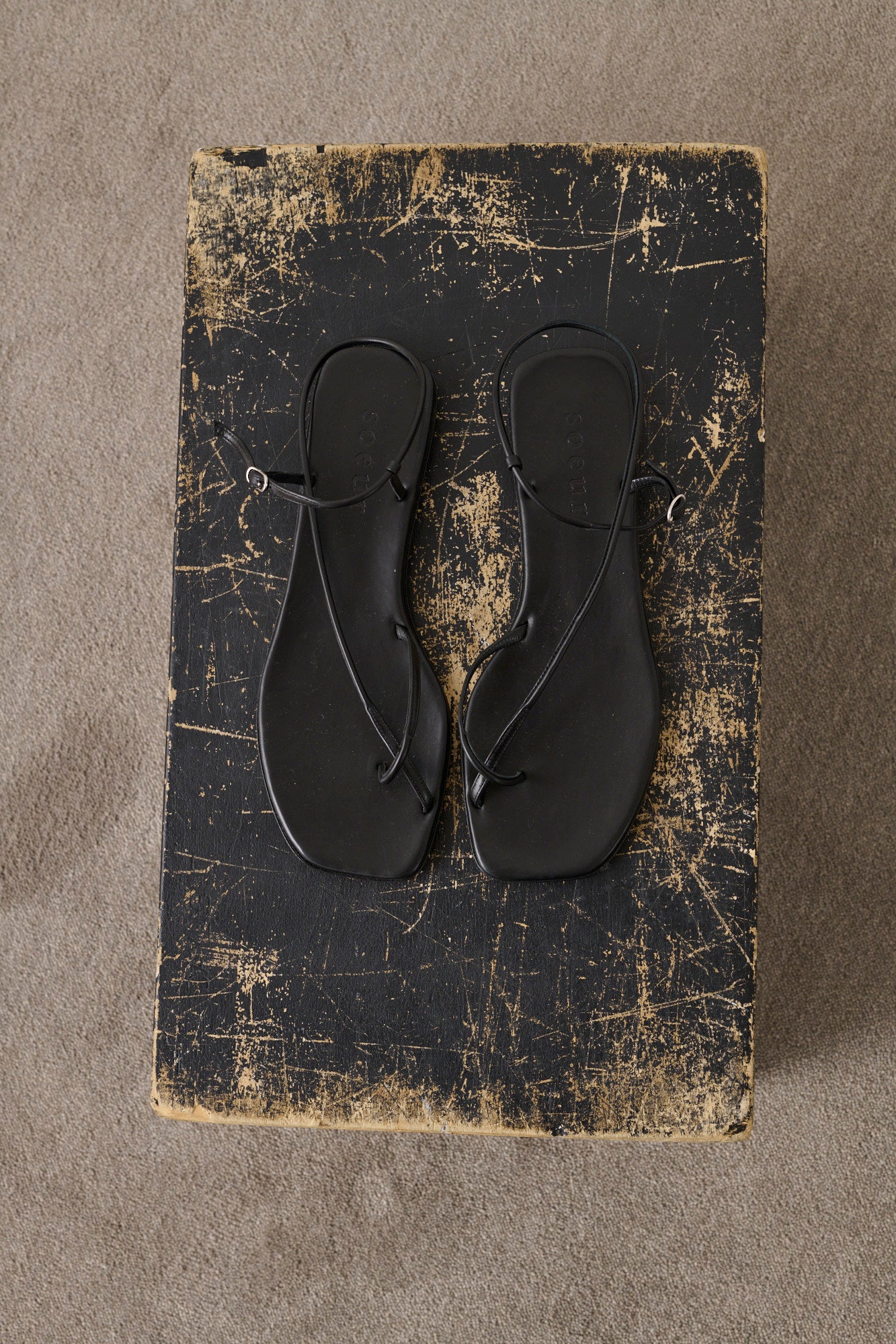 Sandales Rosalie - Noir - Cuir - Femme