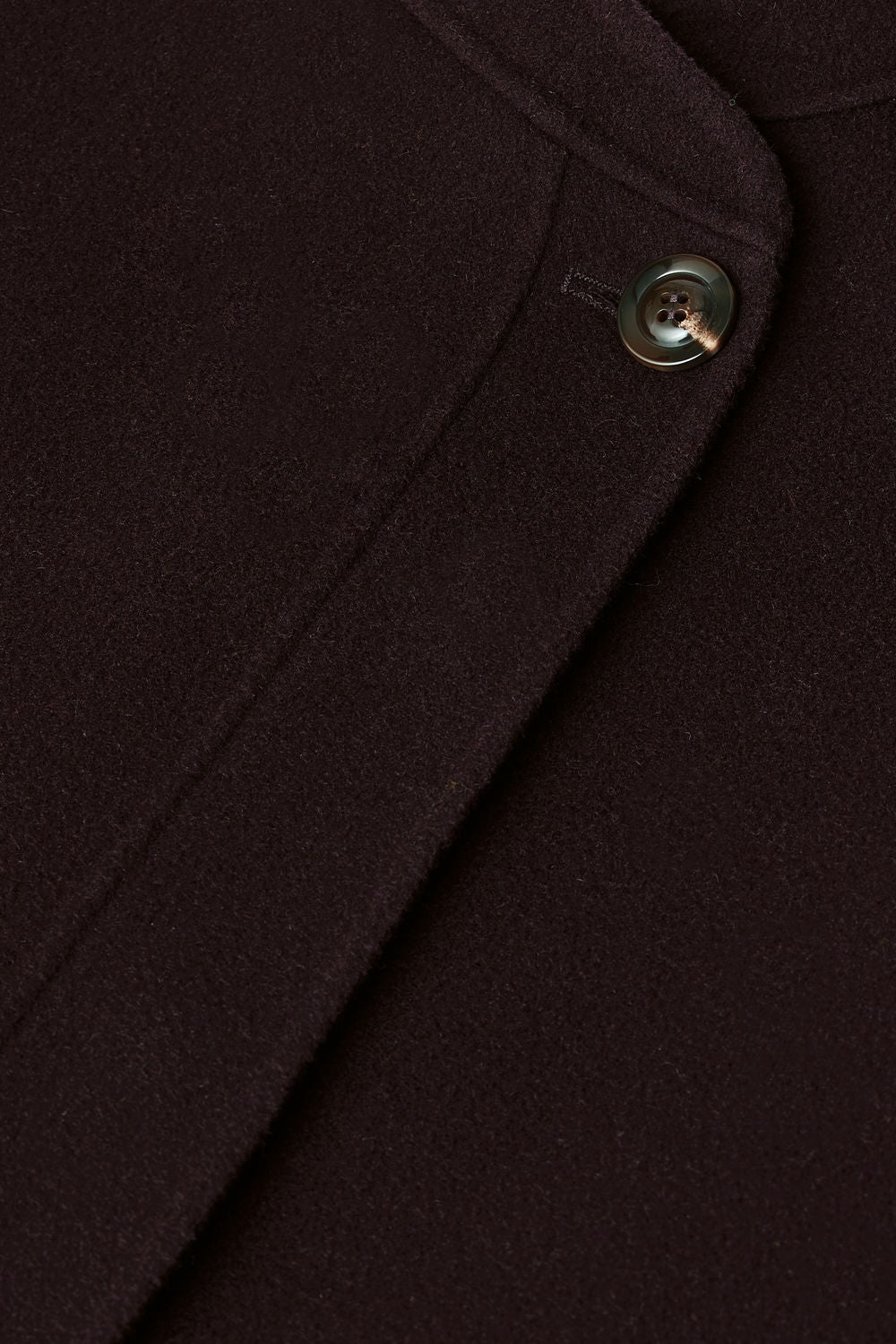 Manteau Windsor - Aubergine - Laine - Femme vue 6