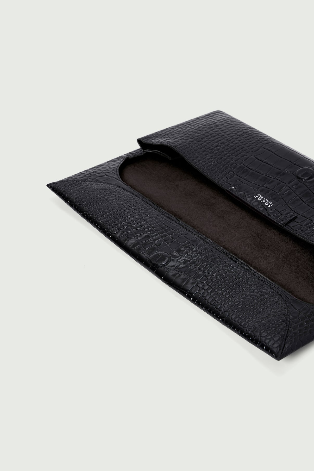 Pochette Pirrie - Noir - Cuir - Femme vue 7